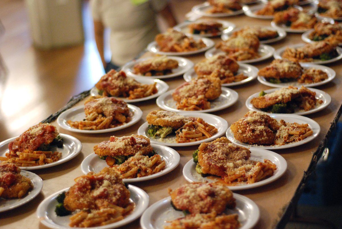 plated food on a table
