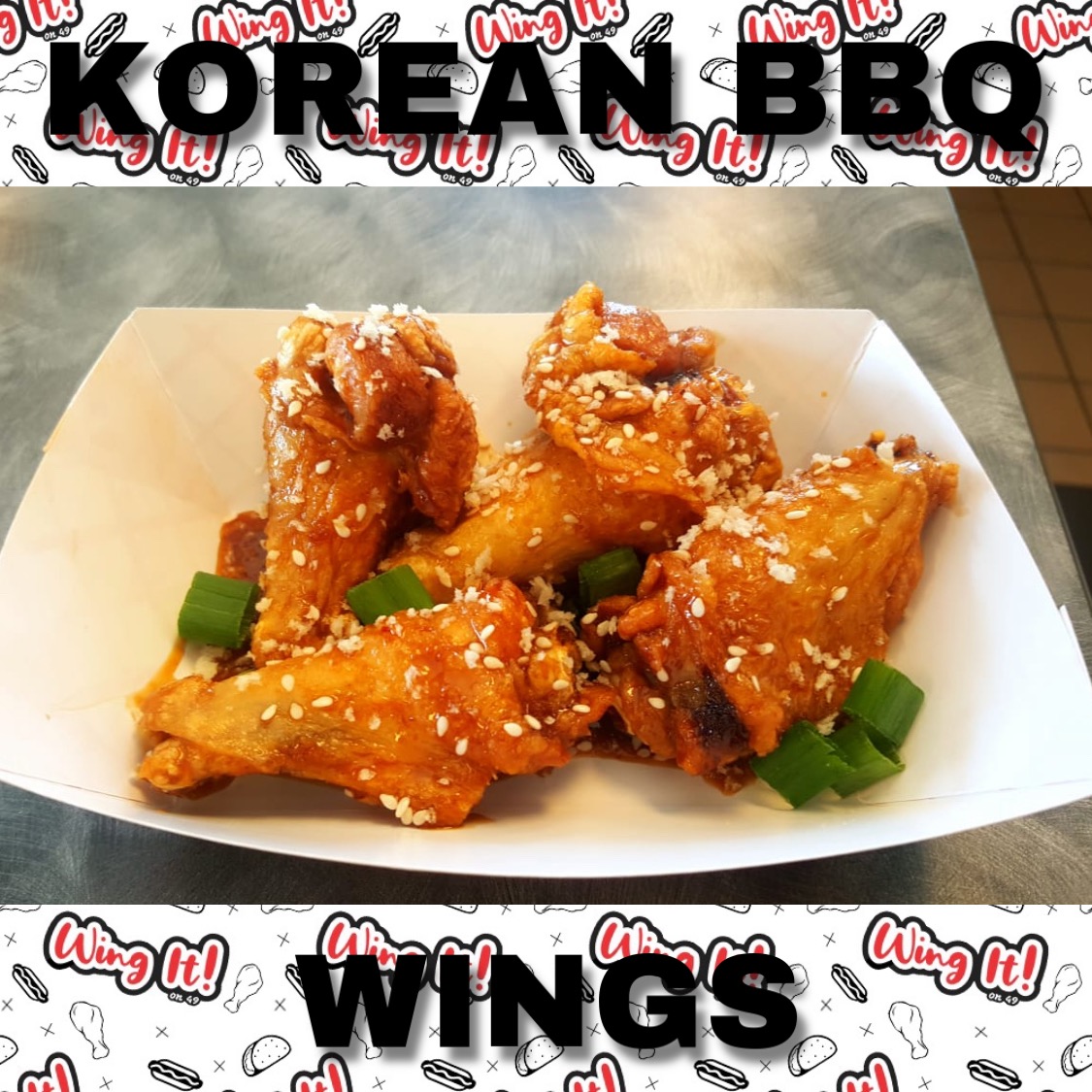 KOREAN BBQ WINGS will be your new favorite. We took the flavors of our best selling Taco the Korean BBQ Short Rib Taco and made a Wing Sauce. Come try it out, I promise they won’t disappoint. #KoreanBBQWings #BestWingsInAmadorCounty #AmadorCounty #JacksonCA #WingItOn49 #HotWings