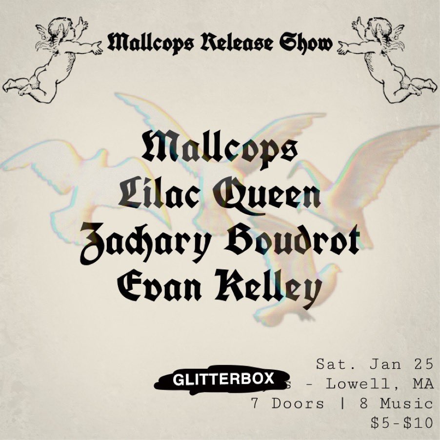 MallcopsArchive's tweet photo. TONIGHT. LOWELL MA. GLITTERBOX WITH THE BEST BANDS IN THE UNIVERSE dm for addy https://t.co/HP9Lt09DVN