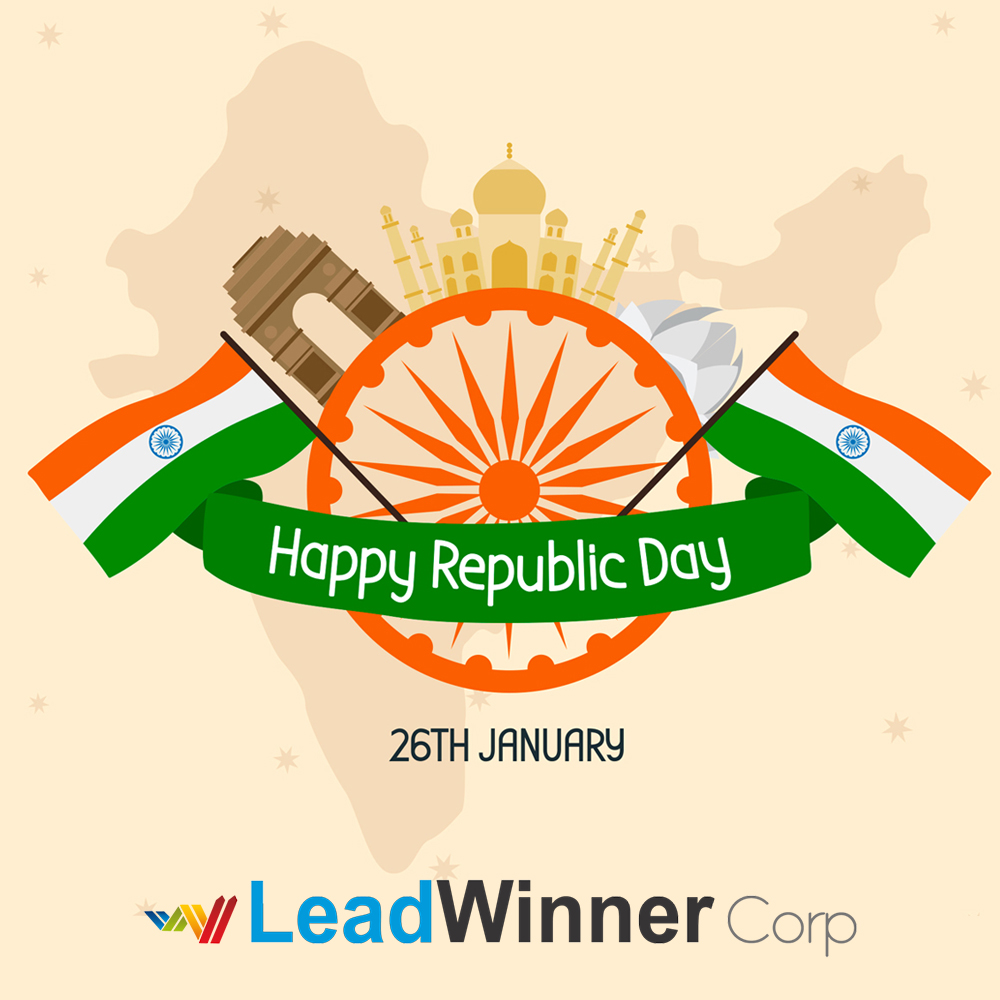leadwinnercorp's tweet photo. Happy Republic Day
#happyrepublicday #republicdayindia #indianrepublicday #republic #RepublicDay #RepublicDayAnniversary #india #RepublicDay2020 #26January #LeadwinnerCorp #LWC #Leadwinner https://t.co/SkPmq3gQeL