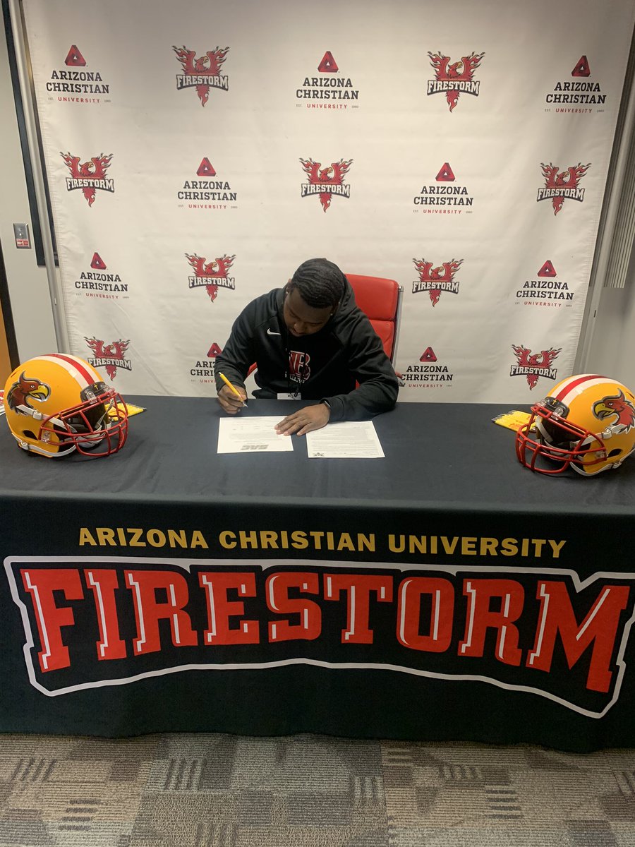CoachSpiff's tweet photo. Its official after a great visit man im happy to be signed to Arizona Christian University ‼️‼️ #Firestorms ⚠️⚠️⚠️⚠️⚠️ @AyeCoachP  @VGOH_1  @PrimeTimeDay https://t.co/TbsqENGN6J