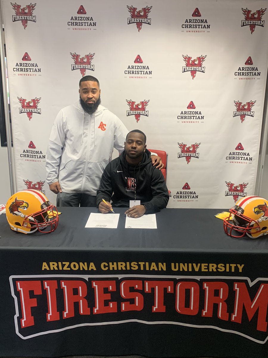 CoachSpiff's tweet photo. Its official after a great visit man im happy to be signed to Arizona Christian University ‼️‼️ #Firestorms ⚠️⚠️⚠️⚠️⚠️ @AyeCoachP  @VGOH_1  @PrimeTimeDay https://t.co/TbsqENGN6J