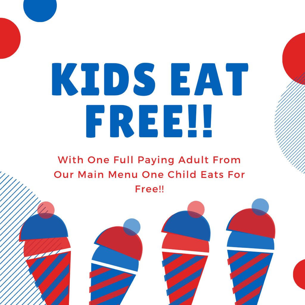 AnchorageTroon's tweet photo. Kids Eat Free This Sunday!😋 
#Sunday #WeekendDeals #KidsEatFree #AnchorageTroon #Troon #GoodDeals https://t.co/ftEd6ruPuj
