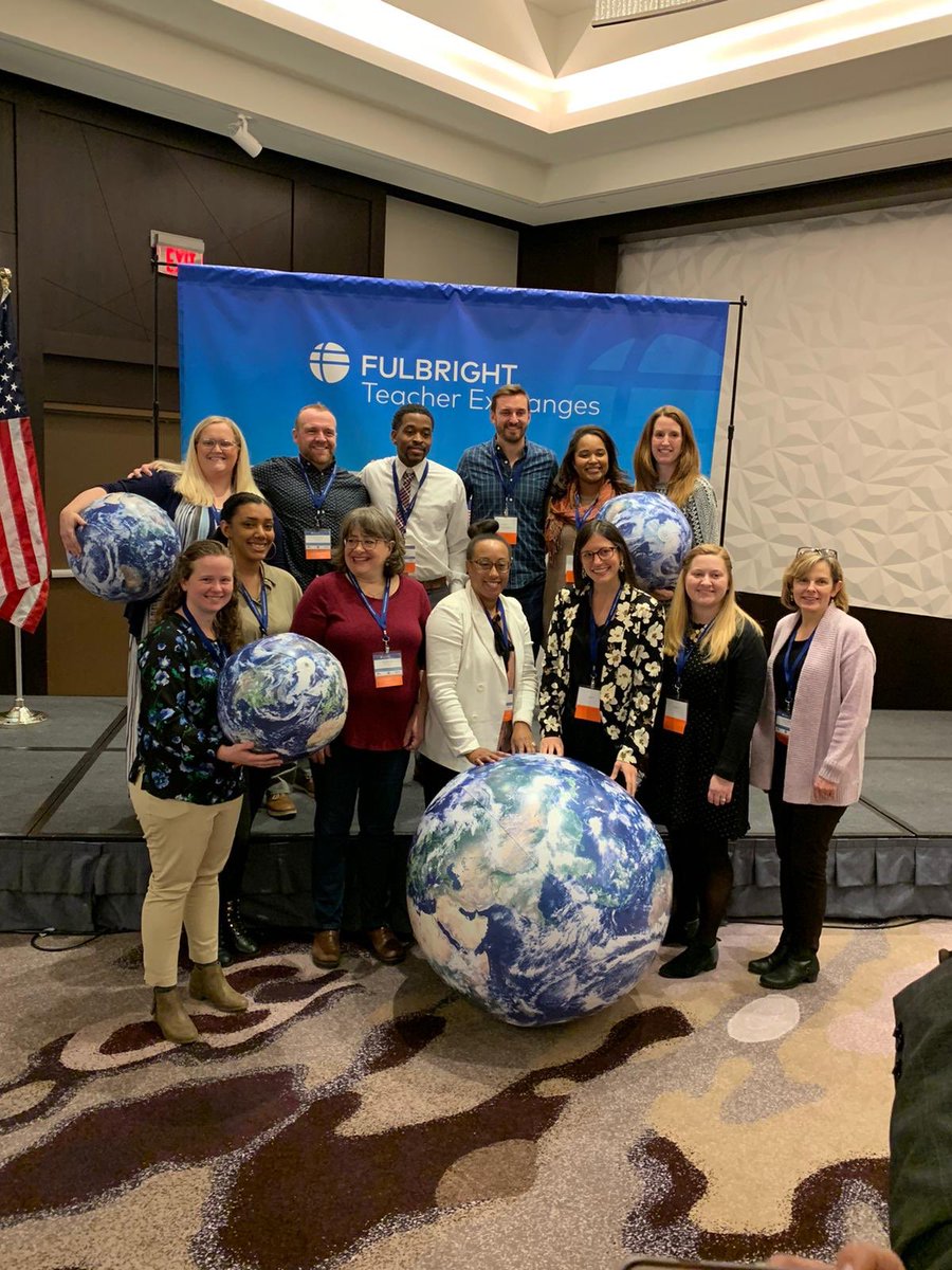 JYourd's tweet photo. #ftgc Global Education Symposium in DC did not disappoint!  My mind is full of ideas to bring back to @STEM_Saratoga &amp; full of excitement to travel with this group to Thailand this summer! @FulbrightTeach https://t.co/gdUXC5tlJI
