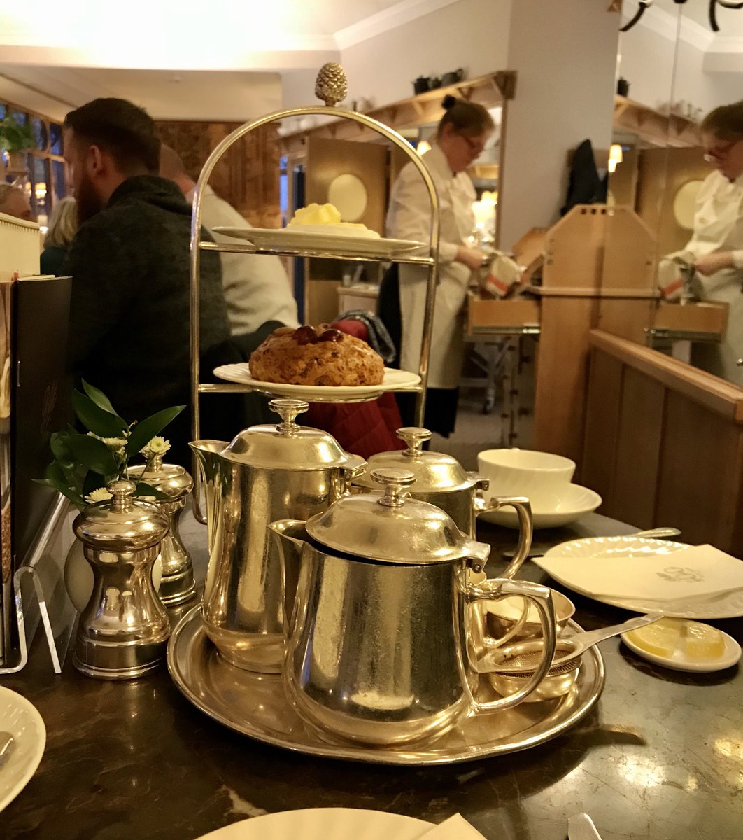 What a great way to round off two excellent days fishing  for grayling (successfully!) on the River Nidd: a fat rascal at Betty’s Tea Room in Ilkley!