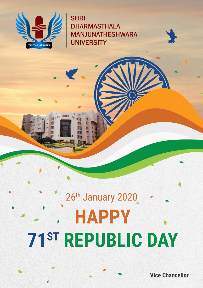Freedom in the mind,
Strength in the words,
Pride in our souls,
Zeal in our hearts,
Let’s salute our great country on Republic Day.
Happy 71st Republic Day,2020.
#HappyRepublicDay2020 
#RepublicDayIndia 
<a href="/sdmmedical/">SDMCMSH</a>