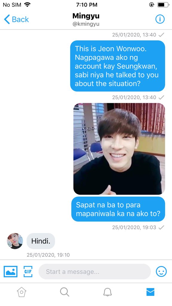 [47] Wonu's dm + Mingyu's convo + (yyie friends na ulit sila ni nonnie) + Wonu's dm