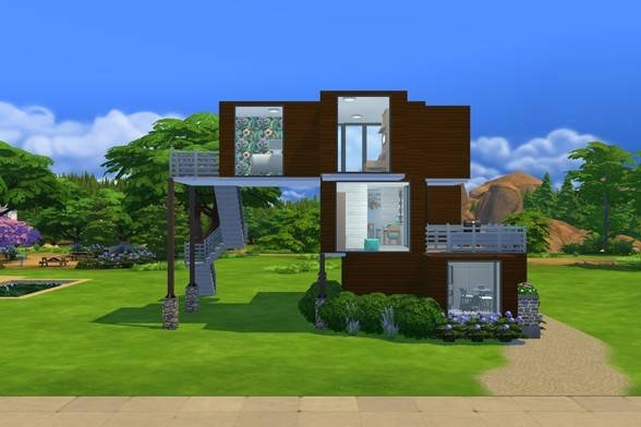 faithbailey17's tweet photo. I just shared the Civic Cliffs Lot on #TheSims4 Gallery! https://t.co/b4727InPMu