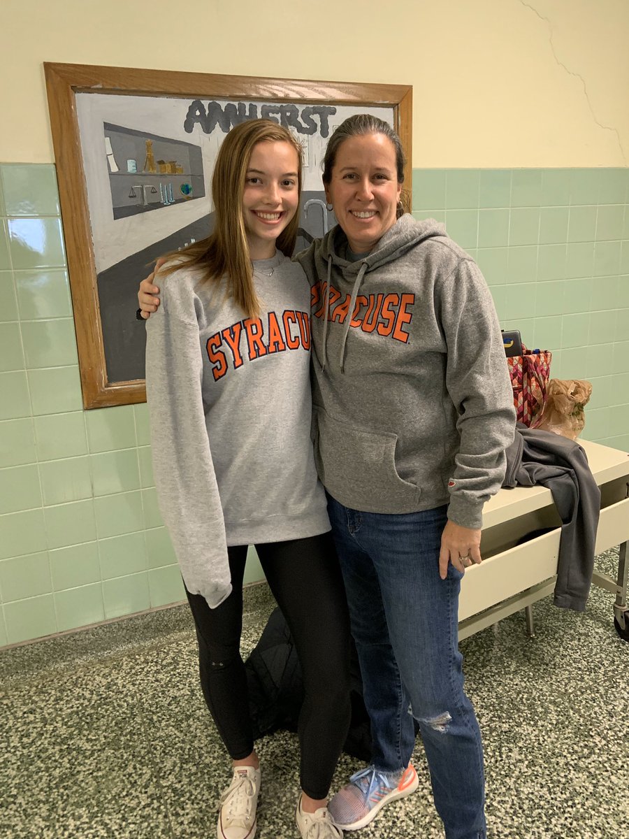 amherstwsoc's tweet photo. HUGE CONGRATULATIONS to our very own Emma Klein (@emmagklein11) on her commitment to play D1 soccer at Syracuse University!! We know you will do incredible things🤩⚽️🍊 #gocuse #accbound #cantstopthoseladytigers https://t.co/fZ05976pI1