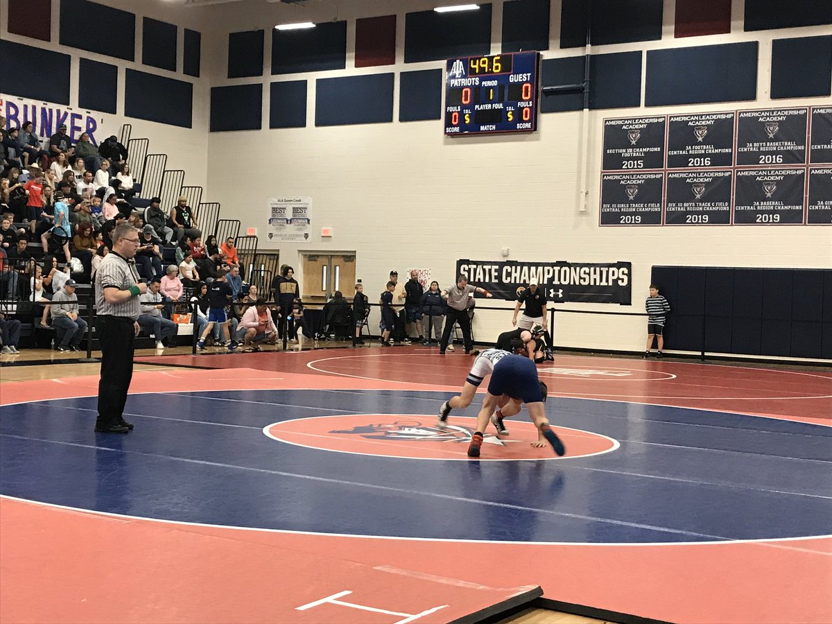 azcaa_athletics's tweet photo. The JH State Championships are happening now @ ALA Queen Creek Field House! Good luck, everyone! #Wrestling #CAA #Championship #AZCAA #JuniorHigh https://t.co/Az31p23q6V