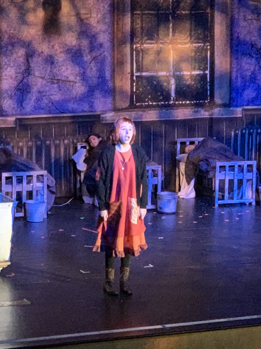 chackerman1's tweet photo. Watching 7b’s performance of Annie this afternoon ❤️ #WeAreChappaqua @TonySinanis @DrAPease @SevenBridgesMS https://t.co/NuLNPnJB5d