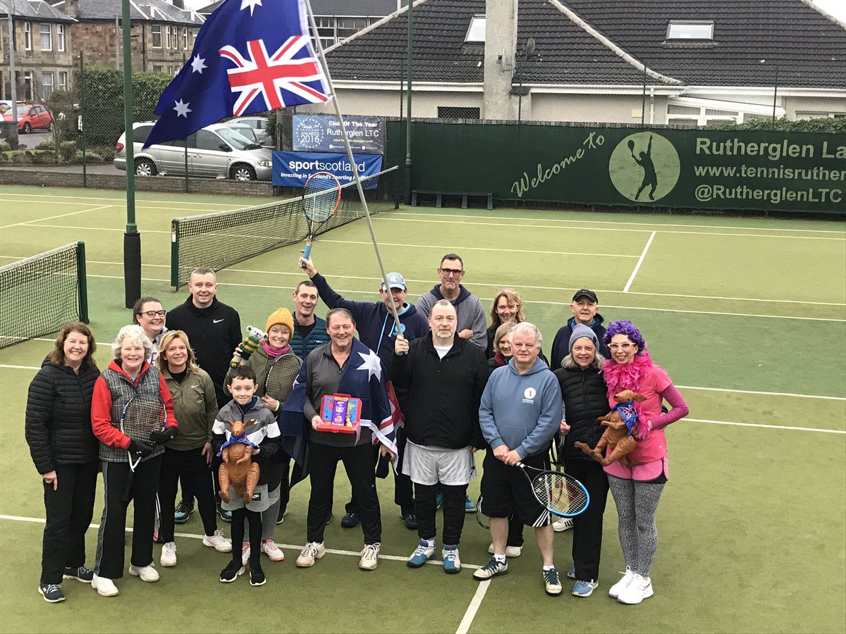 RutherglenLTC's tweet photo. Thanks to all the grownups who came to our #BonzaBiscuitChallenge  this morning and all the children and parents who came to our Junior Matchplay session this afternoon! A whopping £464.68 raised for the Australian Bush Fire Relief Fund! #Rally4Relief @NickKyrgios @AustralianOpen https://t.co/zWAzsn74nh