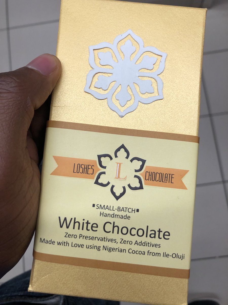 If you go to Shoprite, you will find Nigerian chocolate like this.
