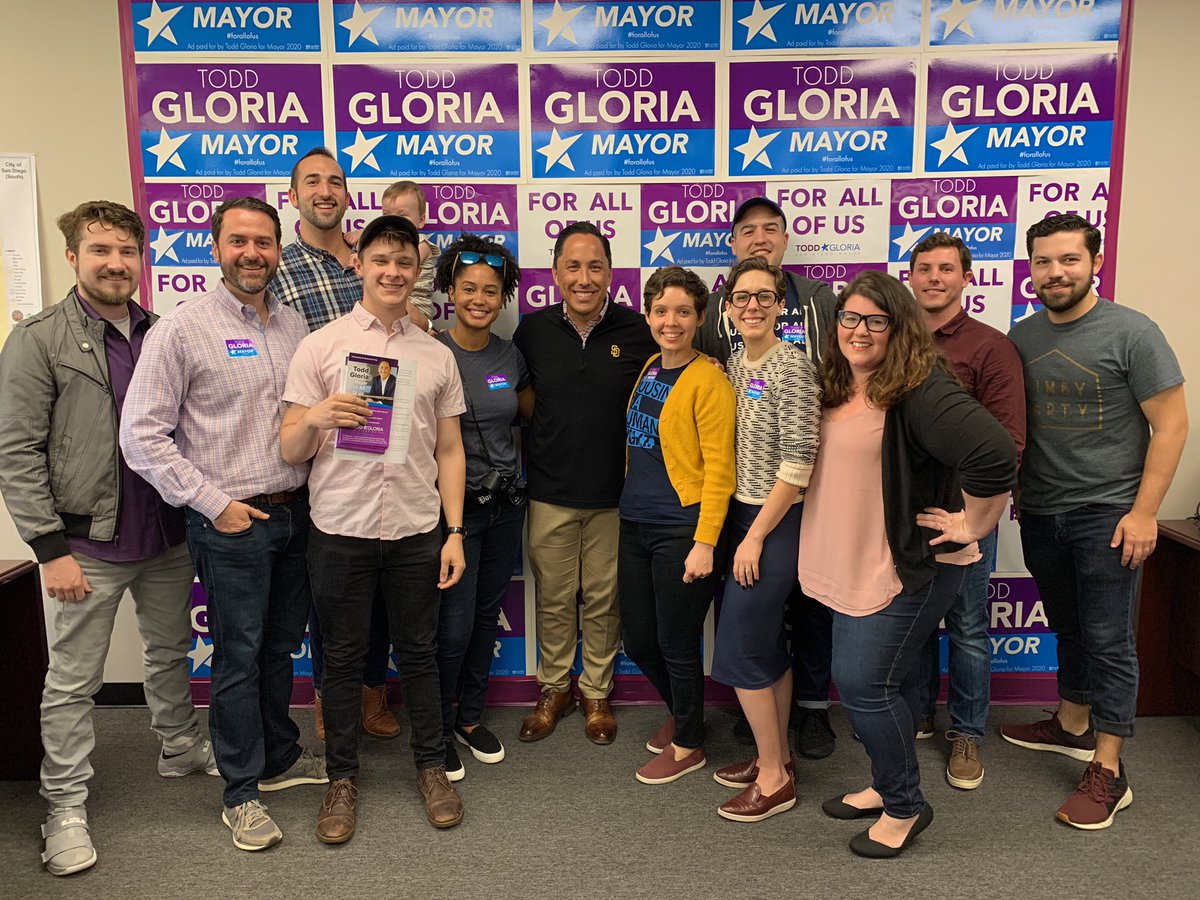 The primary election is 38 days away so we have TWO super walks today! Thank you @ColinParent, @YIMBYDemsSD and San Diegans of all ages for knocking doors for us today. I’m excited to be your champion for housing affordability at City Hall. #ForAllofUs