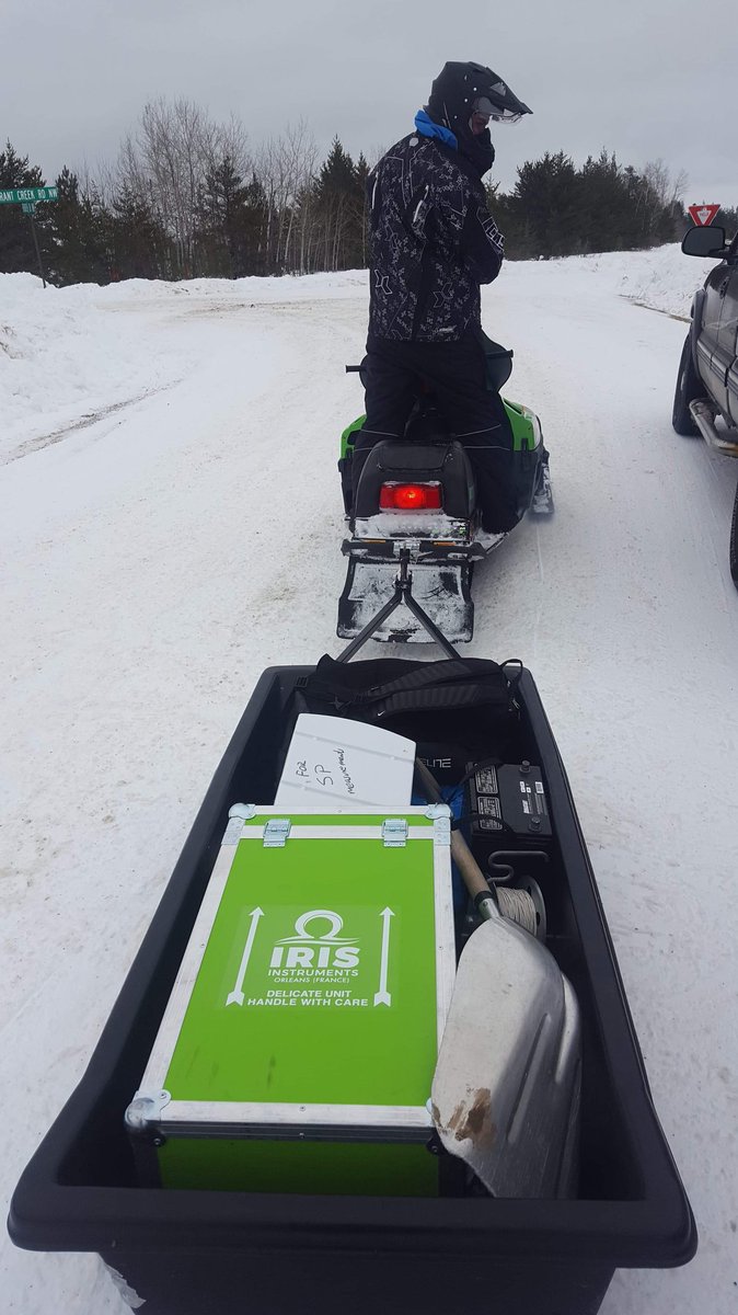 miriam_rslm's tweet photo. Hard workings students (Steve and Grayson) from @BemidjiState collecting data at the Pinewood oil spill site. @RUNgeophysics https://t.co/0aqYSlNRMZ