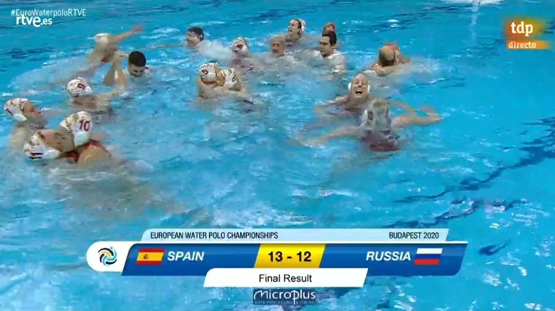 fmn_oficial's tweet photo. ¡CAMPEONAS DE EUROPA! 🏆
Las chicas de la selección española femenina de #waterpolo vuelven a hacer historia y consiguen la medalla de oro 🥇 en el Europeo de Budapest.
¡Estamos muy orgullosos de todo el equipo! https://t.co/jgmNwX6Oz8