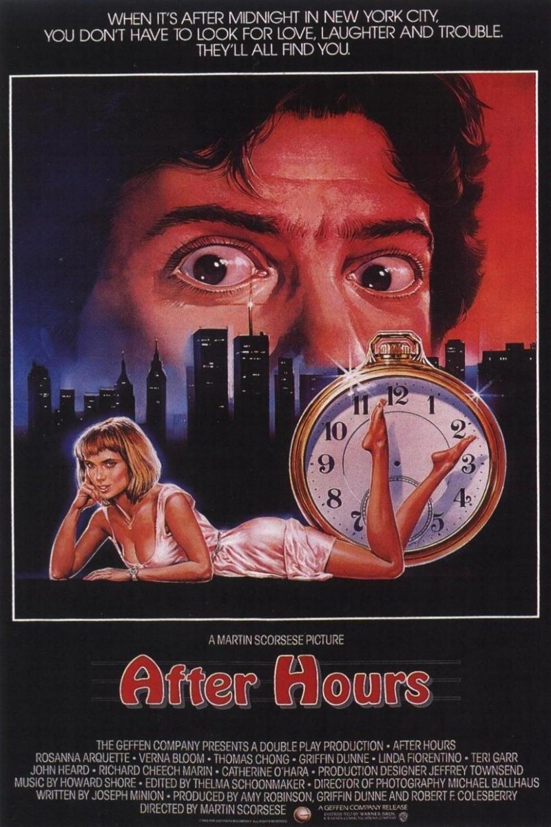 Douglasgpurdy's tweet photo. If you're feeling the 1980s today, please do this double feature. After Hours &amp; Three O' Clock High. #1980s #film #doublefeature #VHS https://t.co/q2pYMi5GfA