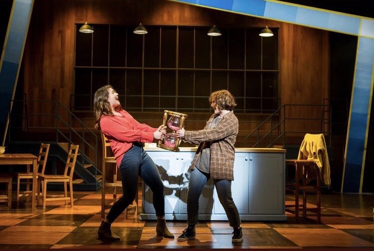 ShentonStage's tweet photo. I feel REALLY lucky to have seen #FreakyFriday at @ArtsEdLondon for a second time this afternoon. Two stunning leads in @NicSarahMyers &amp;  @AliceRoseCroft (left); also knocked out by JOSHUA CLEMETSON @ukjdjc94 (centre right) &amp; a brilliant ensemble. https://t.co/lXSGm4YIGa