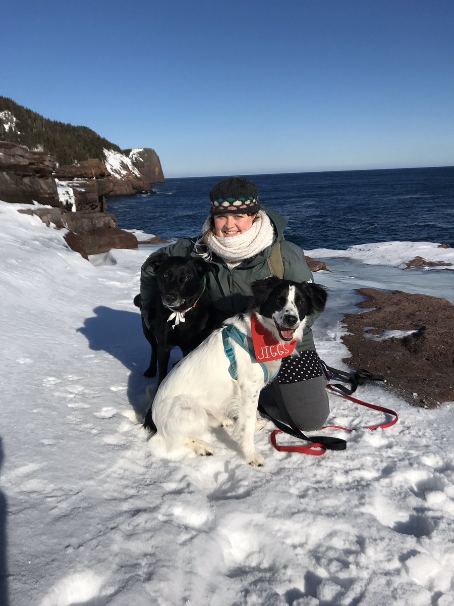 TerraMBarrett's tweet photo. Brunch @bernardstanleyN and a snowshoe along Stiles Cove Path, @EastCoastTrail with a @bannermanbrewco scone to celebrate that there is #nomoresoe!
The roads are still quite narrow so be safe - but enjoy the freedom! #eastcoasttrail #explorenl #getoutside #stilescovepath https://t.co/lbTbWYle7C
