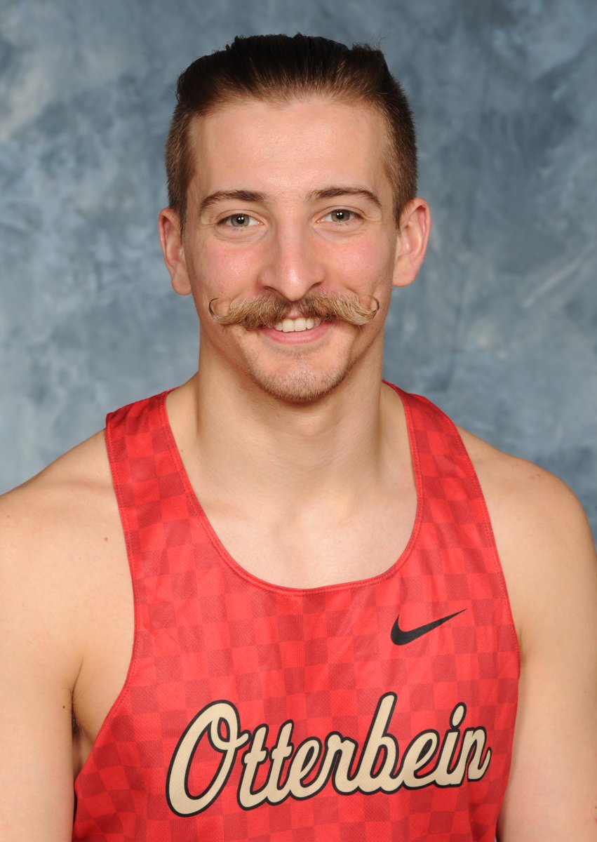 Ott_Athletics's tweet photo. T&amp;F: An absolute MEAN mustache being sported at today's Otterbein Invitational by senior pole vaulter Jesse Chirdon! May this season feature as much dedication as it took to grow this thing out! 👨👏 https://t.co/oQwxTAv951