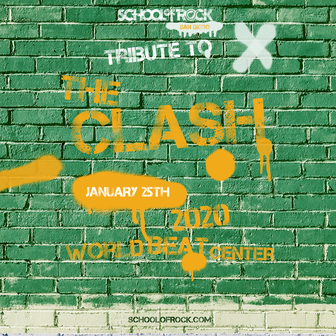 SchoolOfRockSD's tweet photo. We have tons of shows this weekend! Today is Tribute to The Clash at 5:30pm and Abbey Road at 7pm. Sunday is Tribute to CCR at noon, Best of San Diego at 2pm, and Best of the 90s at 6pm. All at WorldBeat Cultural Center! See you there! https://t.co/HQspKDjoIi