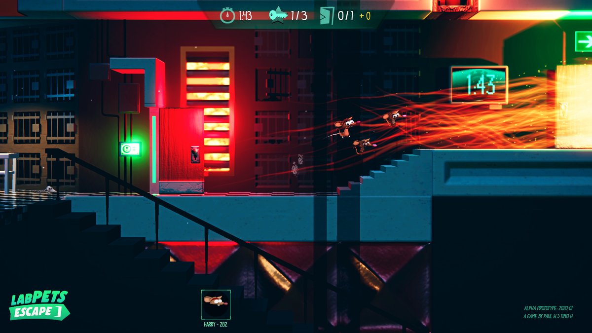 labpetsescape's tweet photo. It is the #YearoftheRat ! Perfect time to reveal our game!

LabPETS ESCAPE! 
A non-linear "Room Escape" platformer with unique twists.

You are the mastermind behind this escape mission. Guide a band of rats through mazes of deadly labs &amp; free them. 
#LabPETS #screenshotsaturday https://t.co/EqIboIBiDL