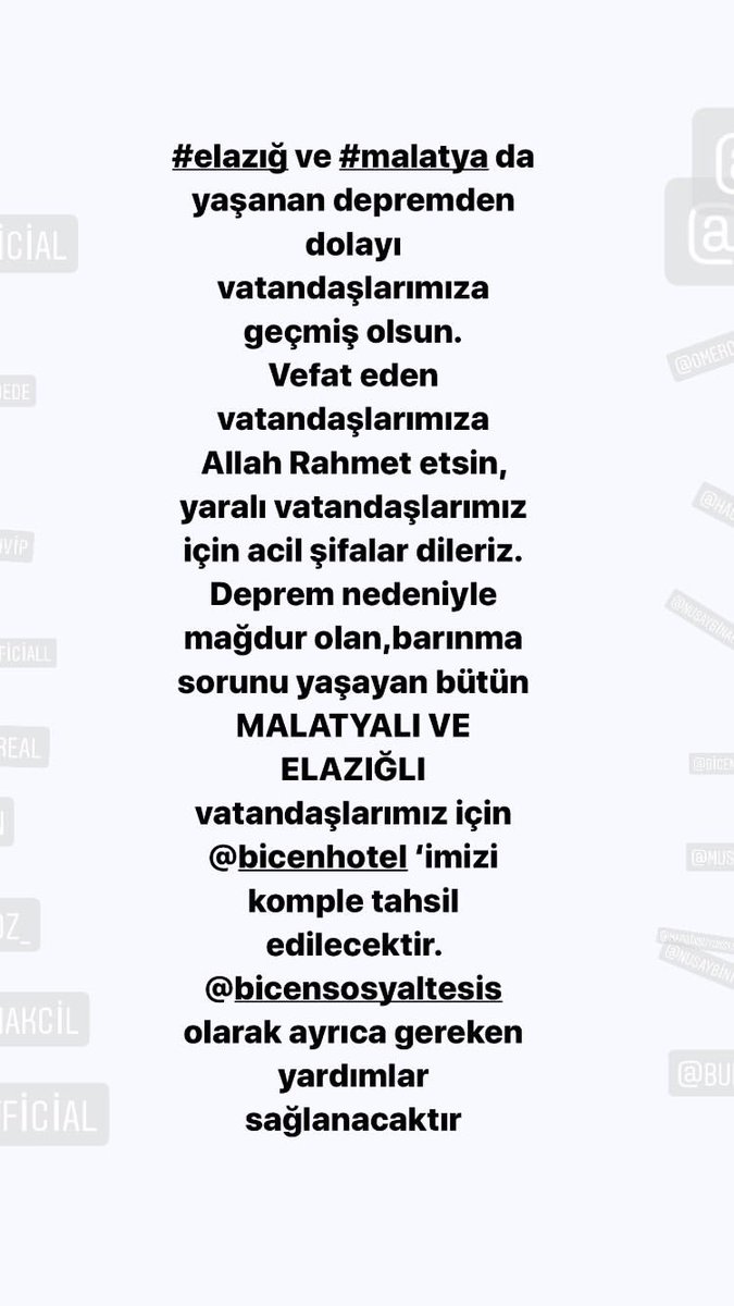 bicentesis's tweet photo. #deprem #elazig #elazığ #malatya Vefat eden vatandaşlarımıza Allah rahmet eylesin ve yaralı vatandaşlarımıza acil şifalar diliyoruz. https://t.co/T75sXBOVKJ