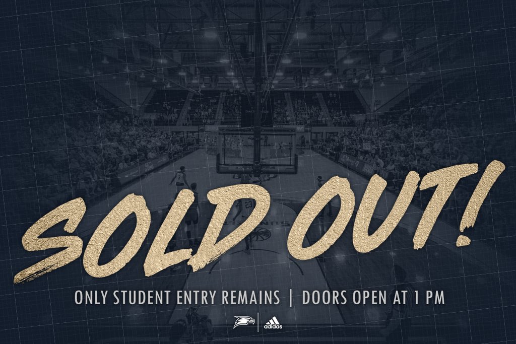 GSUAF's tweet photo. We are officially SOLD OUT for todayโs basketball games against Georgia State!! Limited student seats remain. #HailSouthern #TrueBlueThankYou https://t.co/QgHAsKKhD2