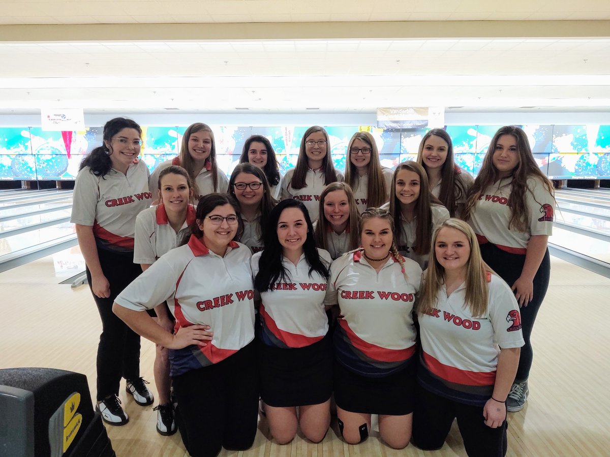 RedHawkBowling's tweet photo. Congratulations to @creekwoodhs Lady RedHawk 🎳 on a successful season finishing FINAL 4 @tssaa state tourney, Region 6 Runner-Up, &amp; D13 Runner-Up. Proud of our bowlers &amp; their efforts - they rolled strong to the end! @DicksonSports @DCS_TN @DicksonPost @DicksonHerald https://t.co/CmhdoZAcJu
