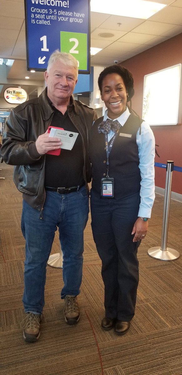 Brandon Cardenaz (@ugemfr) on Twitter photo UGE CSA Vanisha- Congratulating Mr. Dieters flying One Million Miles on our flight to Den today! 🎉<a href="/United/">United Airlines</a> <a href="/mikem1181/">Mike Mueller</a> UGE CSA Vanisha- Congratulating Mr. Dieters flying One Million Miles on our flight to Den today! 🎉<a href="/United/">United Airlines</a> <a href="/mikem1181/">Mike Mueller</a>