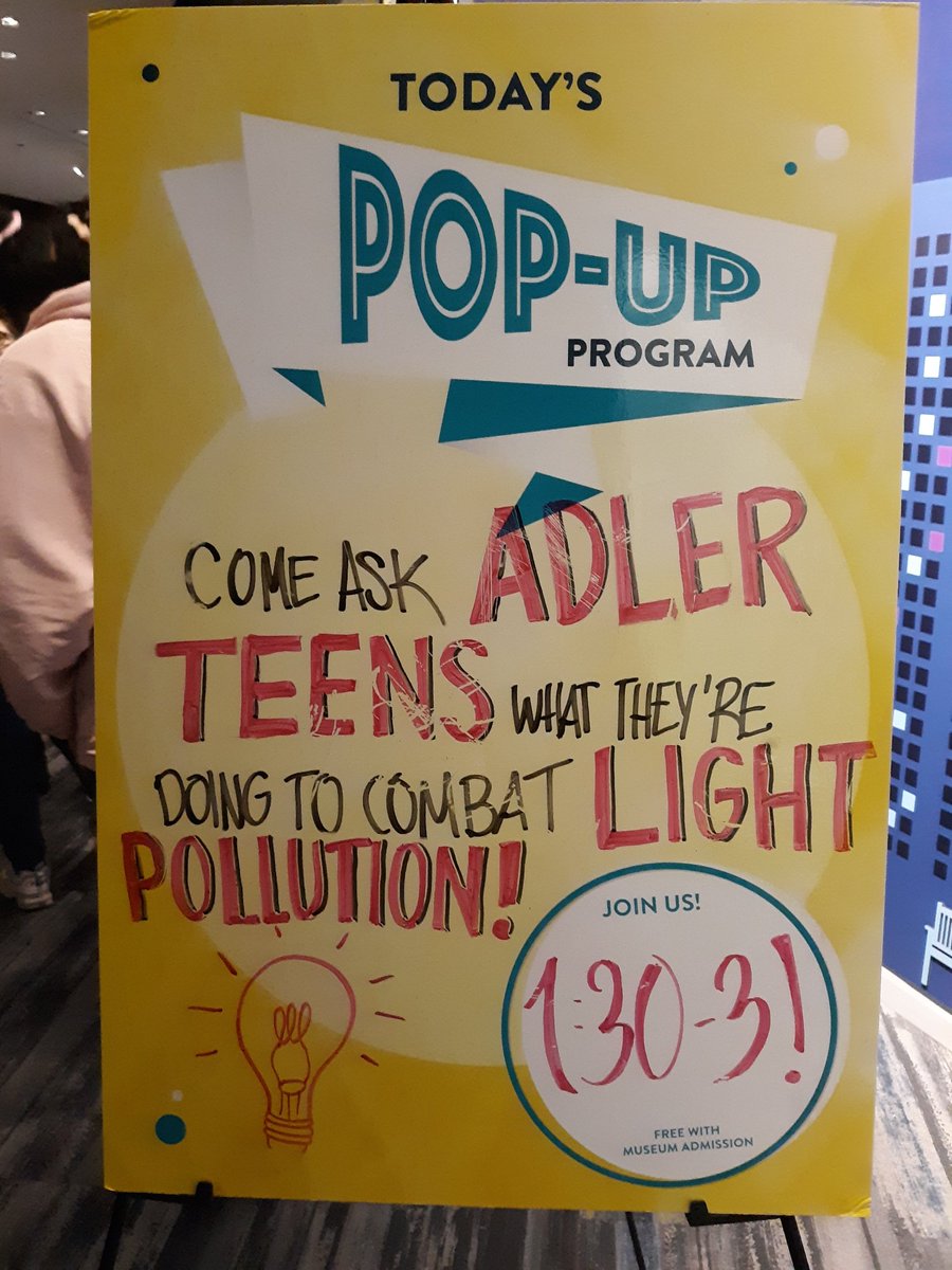 JenniferYuen1's tweet photo. There's still an hour left to talk to @AdlerPlanet's @adlerteens #Stratonauts about their #lightpollution research. They're in the #ChicagoNightSky exhibit until 3 p.m.
@Lunarheritage, @SavingOurStars, @StBrianAerial, @howelljms https://t.co/fBk6UTIeUr