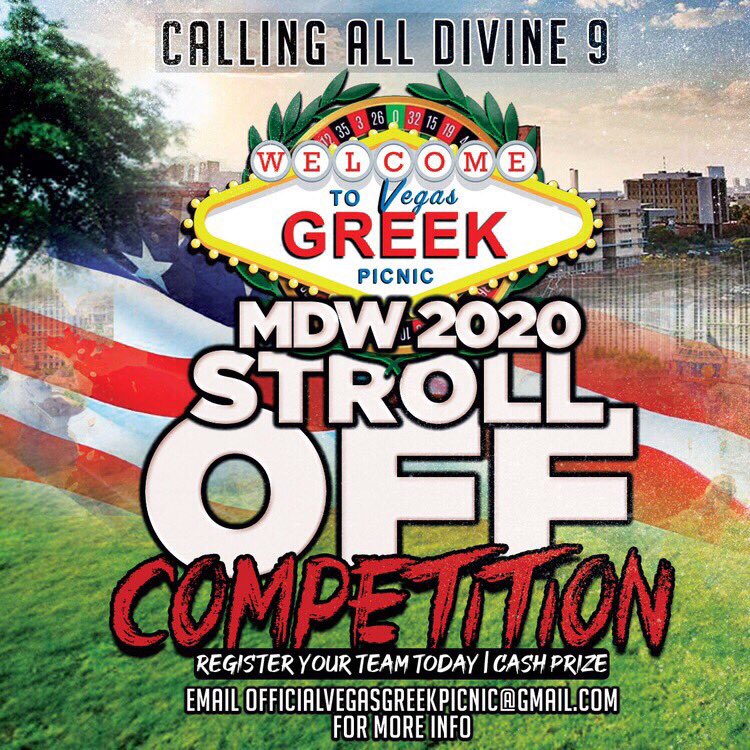 lasvegasgreekp1's tweet photo. Who winning the cash prize tho? 👀 Deadline to register is Feb. 24th! Get y’all teams ready now! Email us to submit🔥🔥🔥 #VGP2020 #MDW2020 #D9 https://t.co/3Bad1gDmHL