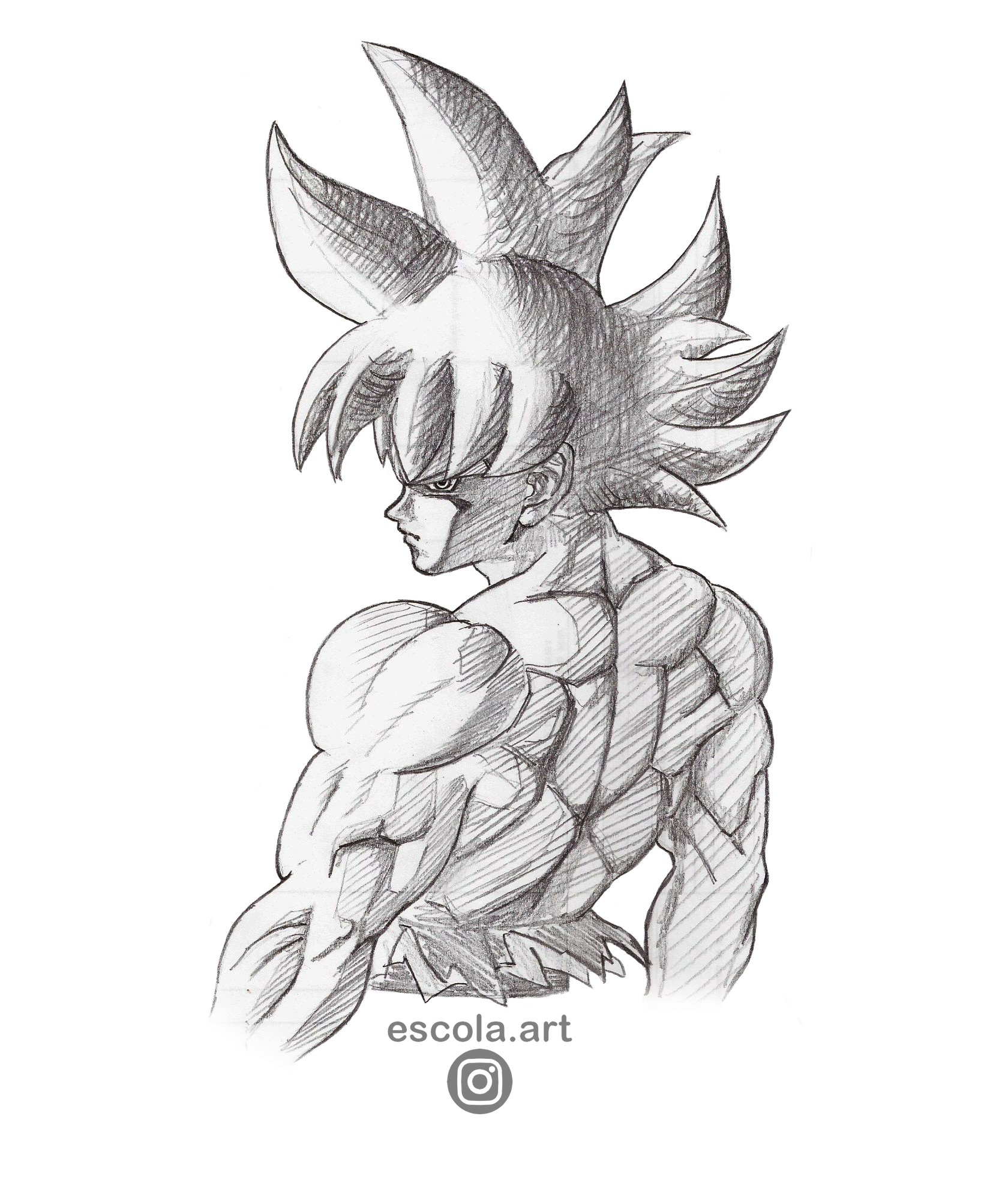 Goku Super Sayajin - Desenho de gabrieljbr - Gartic