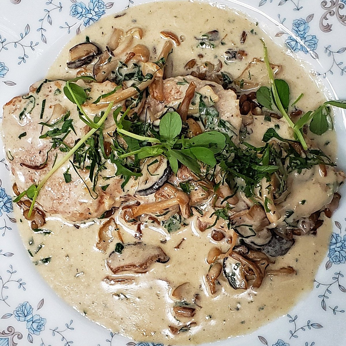 JuneBYOB's tweet photo. The veal escalope may not be pretty, but it'll leave you begging for more...

Veal tenderloin, wild mushroom fricassee, crispy sweetbreads, rye berries, truffle ivory sauce

#junebyob #frenchrestaurant #frenchfood #foodandwine #vealescalope #beautifulontheinside #moremoremore https://t.co/Wr4BsYtTZ8