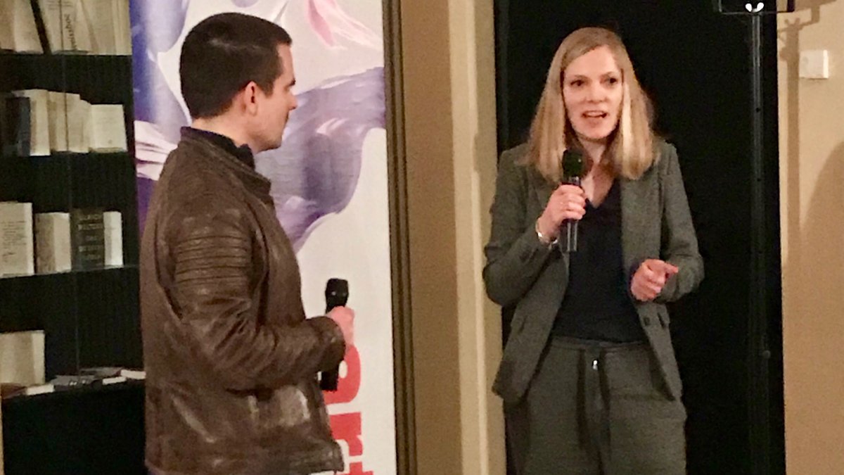 Spannende Diskussion bei den #Litprom Literaturtagen  nach der Vorführung unseres Films "Exil Deutschland - Abschied von der #Türkei." Die, über die <a href="/candundaradasi/">Can Dündar</a> und ich berichten, haben ihre Heimat bis heute verloren. Wichtig, ihre Geschichten immer wieder zu  erzählen!