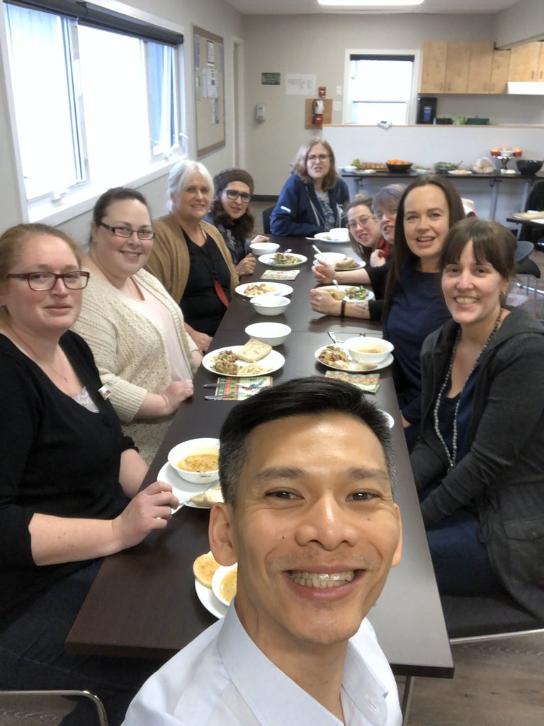 Celebrating the Lunar New Year doing an impromptu PD with @TanELLclassroom and lots of delicious foods. #sd33 #sd33learns #LunarNewYear2020 #ELL #EmpoweringELL