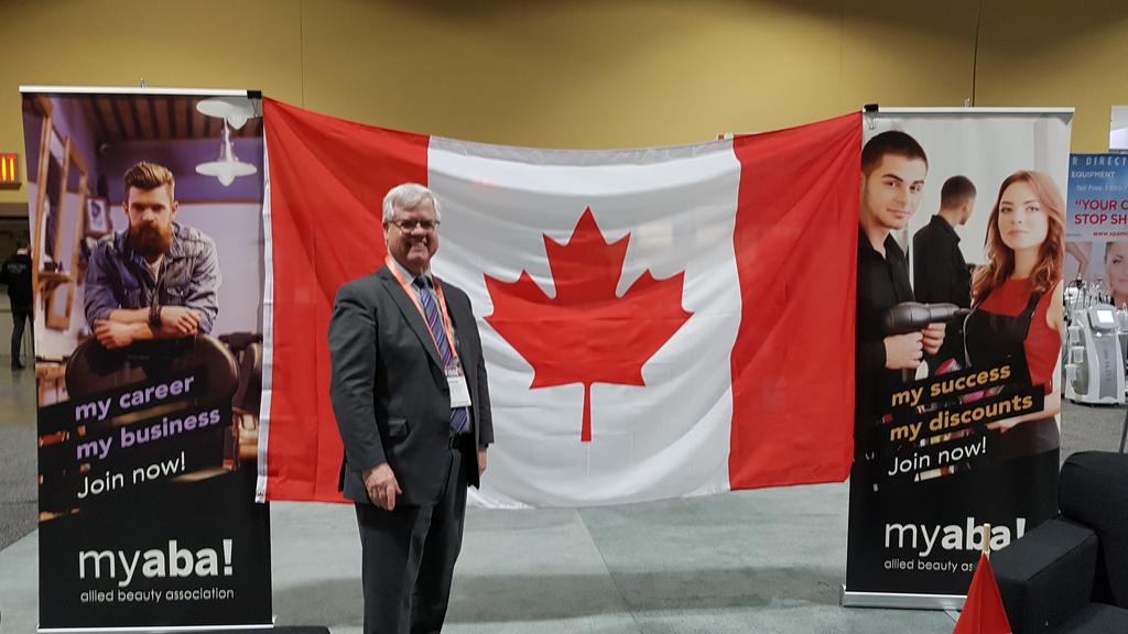 gbgllp's tweet photo. Thank you #probeauty for the ABA booth at ISSE 2020. The flag is awesome #abacanada https://t.co/zaFWOkzAMN