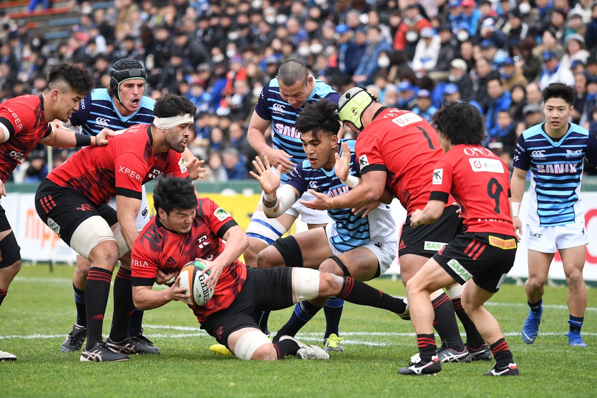 rugby_kyushu's tweet photo. 【ジャパンラグビー トップリーグ 2020】
📣Round3 
 #宗像サニックスブルース ⑩ 49-19 #ドコモレッドハリケーンズ ④
🏟グローバルアリーナ
フォトギャラリー②
※写真はラグビーマガジン提供
 #JRTL2020 #topleague #BLUvRED #グランドで会いましょう https://t.co/b5rWNhhAKo