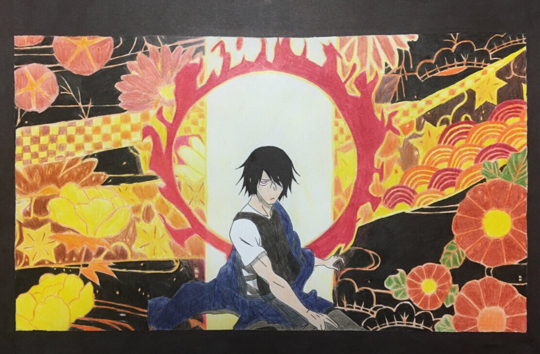 Twitter 上的 よし 居合手刀 七ノ型 日輪 新門紅丸描きました 初めての色鉛筆で色々ムラあるし失敗してるけど頑張ったのでよければいいね リツイート お願いします 炎炎ノ消防隊 新門紅丸 模写 絵描きさんと繋がりたい T Co Lnjf03rnyj