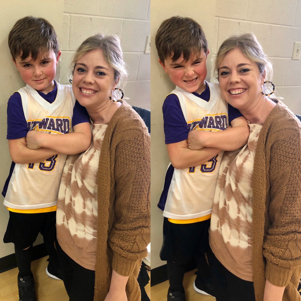 AMH2271's tweet photo. When your sweet teacher comes to watch you play it makes you smile even if you’re upset! #shesthebest #workingonbeingrespectful #nocryinginbasketball https://t.co/Nir14eOpn0