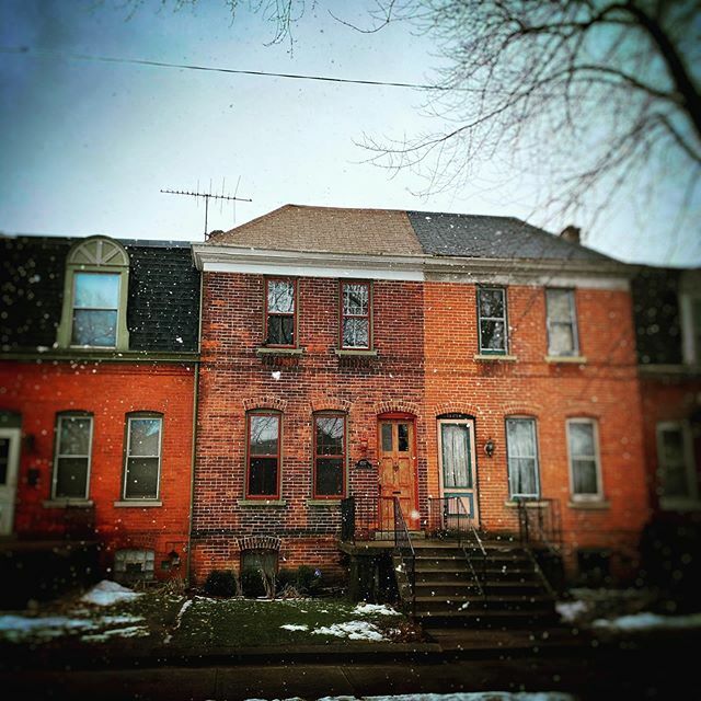swassmike's tweet photo. I waited until everything was closed to share with you our new home!  This 1883 rowhome was built to house the workers of the Pullman Car Company and now this piece of history is ours to cherish and enjoy.  This home needs a little love, and we will be s… https://t.co/8xgIjrO72f https://t.co/Gkb0gv0gic