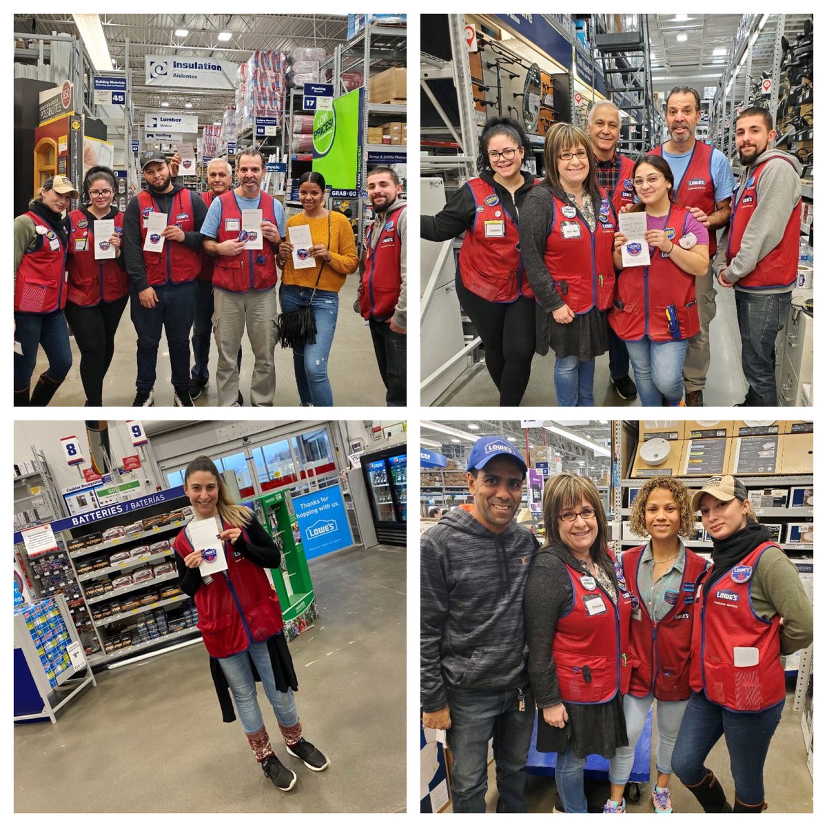AsverGlusac's tweet photo. Proud of my team!!! Our customers have spoken. Keep it up, sky is the limit!!! @Lowes @michaelO1366 @AlyssaMonet1 @ryanmack1414 @Neild85 @erick_marrero11 @Derrick25798321  #1583 #LTR #BIGTHREE365 https://t.co/jSf1ZmgIiO