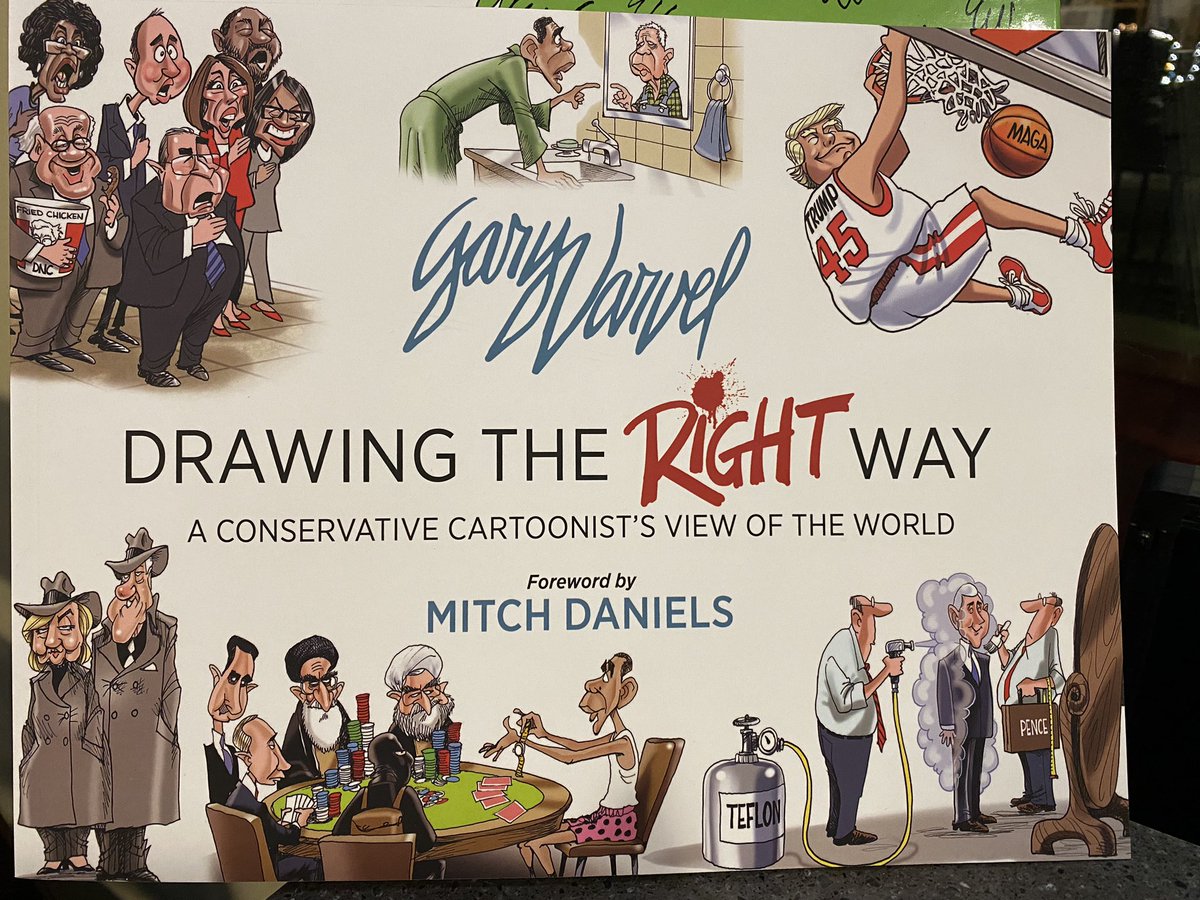 Wonderful evening with Gary Varvel at #BooksandBrews Thank you!