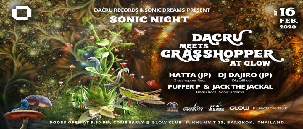 clubbingthai's tweet photo. Dacru Meets Grasshopper at Glow Bangkok! #Dacru #Psytrance #GlowBKK #Bangkok #ClubbingThailand https://t.co/yM4bEwvfsx https://t.co/B2iBFOU9ry
