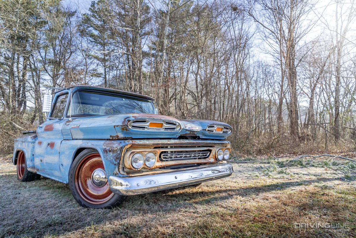 NittoTire's tweet image. Would you keep the patina or paint it? #NT555G2 #ChevyApache #LSSwap