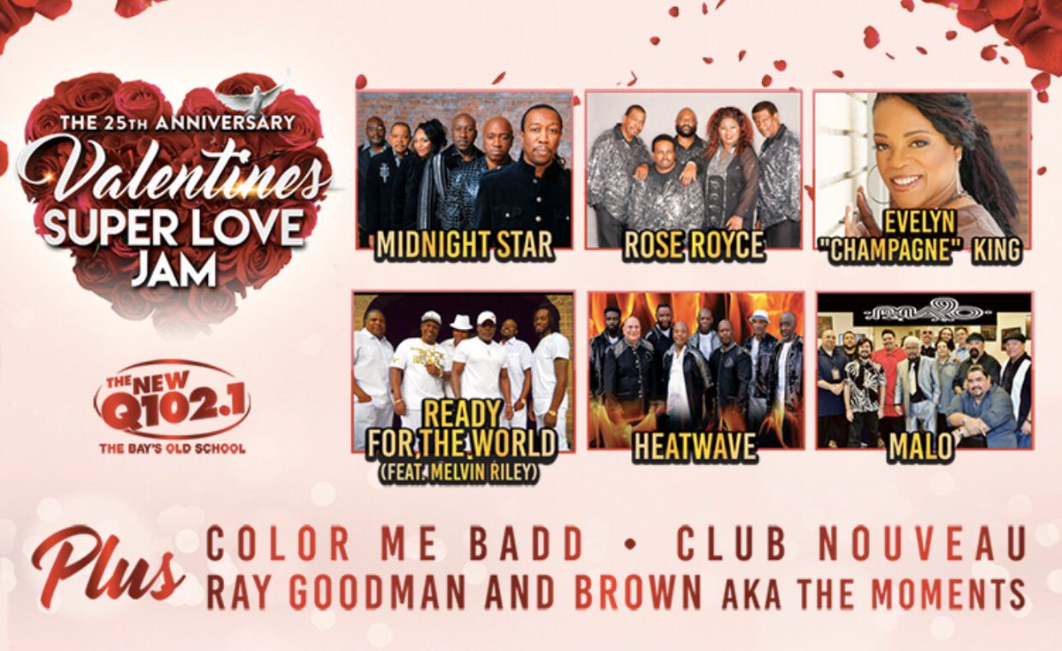 BryanAbrams's tweet photo. Bay Area!
Come see @realcolormebadd Feb 14th @sapcenterβs #ValentinesSuperLoveJam!
Bring your valentine π and get your tickets now:
https://t.co/rwD565AA4z
#ColorMeBadd
#Cast
#LeadSinger
#BryanAbrams
#AdamEmil
#AceParker https://t.co/4eWGAyny5w