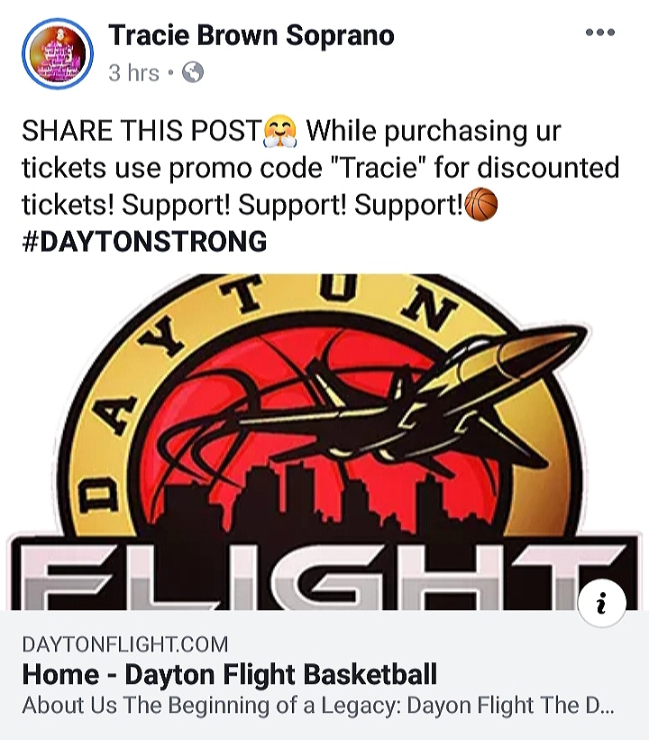#DAYTONSTRONG #SUPPORT #TRACIEBROWNYALL.COM