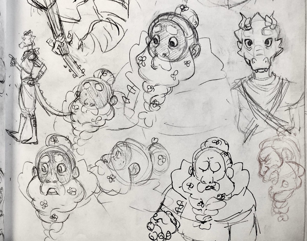 Some #thezonecast doodles from the last few days!! (also a couple of Witcher sketches at the bottom haha)