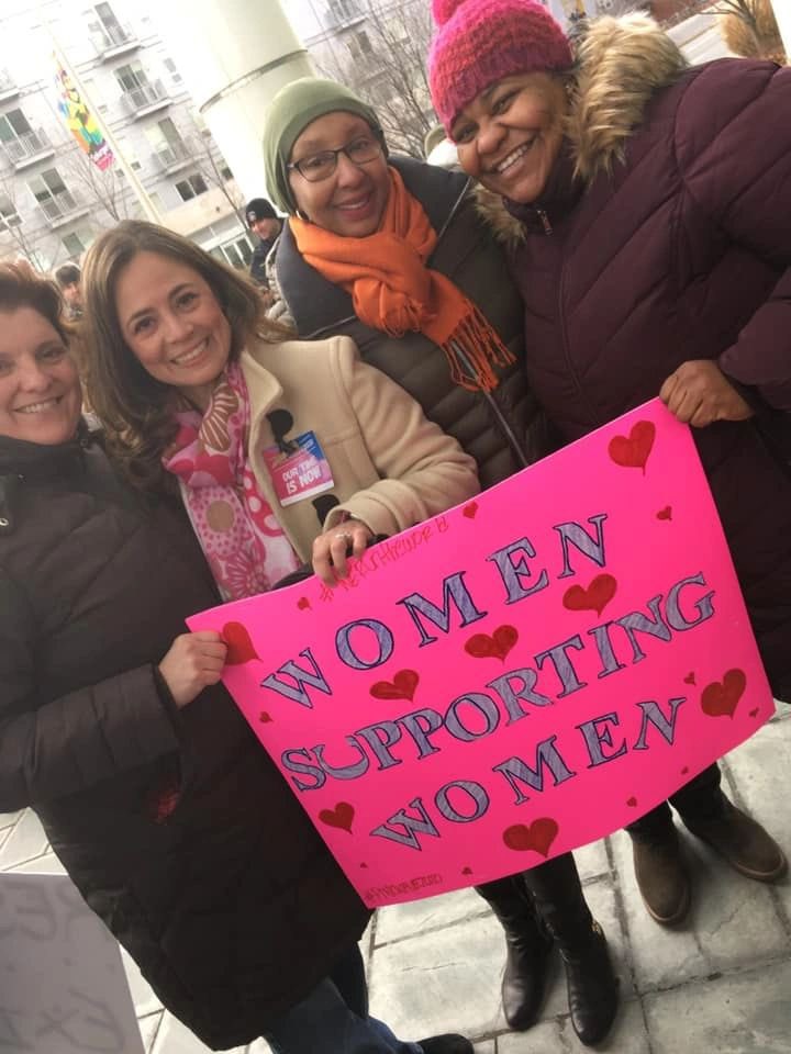 PinkWaveAction's tweet image. 1st post! #PinkWave fights for equity in healthcare, finance, education, the workplace and more. We support each other as we step forward into roles of leadership. We aim to lift each other up to reach our greatest potential. Together, WE RISE! @MsMagazine @GirlTalkHQ @femfreq