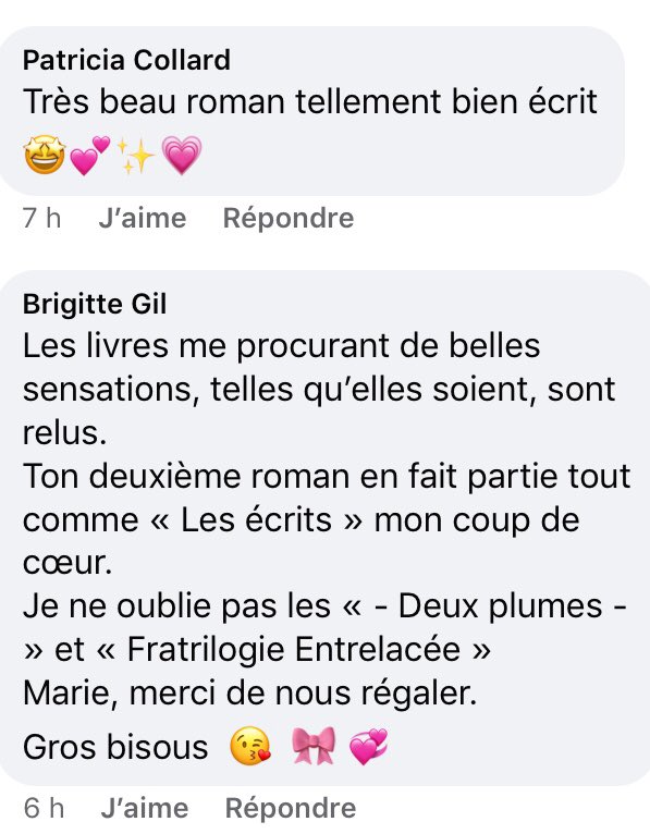 MarieDChevalier's tweet photo. 📕📓 Les lectrices en parlent... 

https://t.co/0L4Ax7tTrU

Merci Patricia et Brigitte @PastelsGil 😘 https://t.co/OuQ3mHrrZ7
